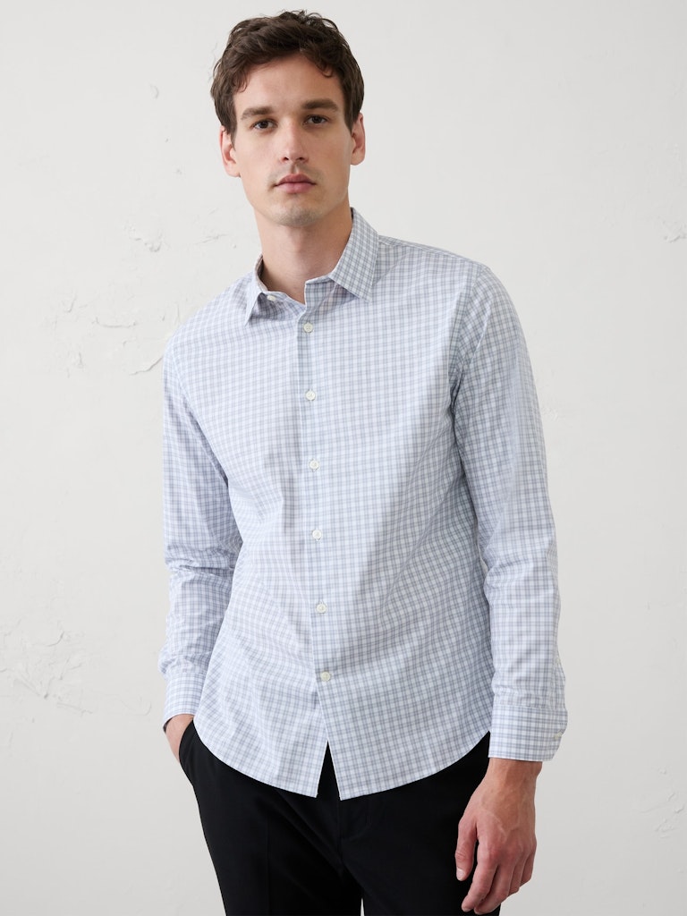 Slim-Fit Untucked Dress Shirt: $40 Slim-Fit Untucked Dress Shirt: $40