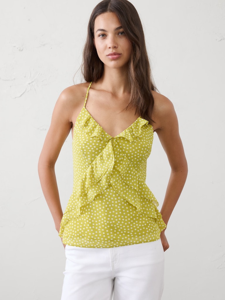 Ruffle Camisole: $45 Ruffle Camisole: $45
