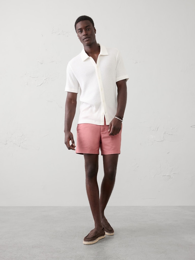 Slim-Fit 5-Inch Summerweight Chino Shorts: $28 Slim-Fit 5-Inch Summerweight Chino Shorts: $28