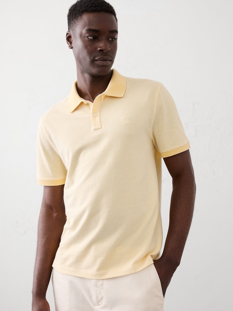 Slim-Fit Pique Polo: $20 Slim-Fit Pique Polo: $20