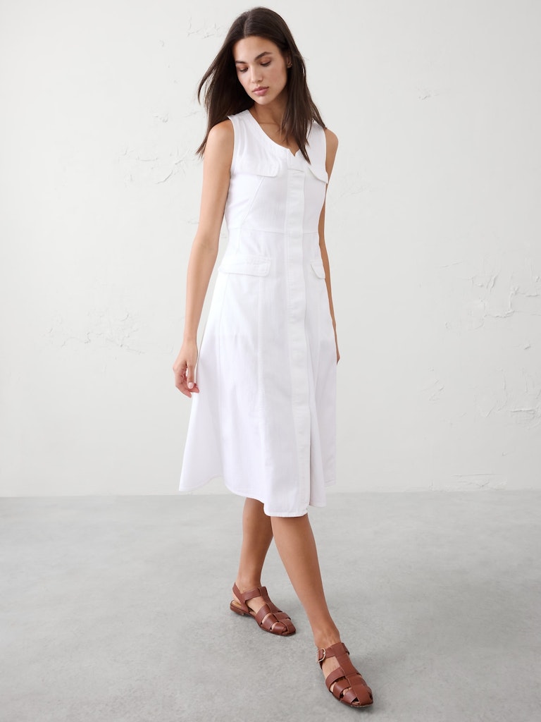 Sleeveless Midi Dress: $60 Sleeveless Midi Dress: $60