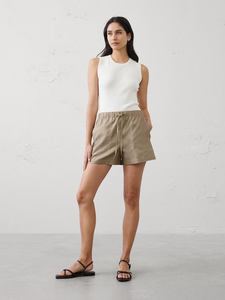 High-Rise Utility Shorts: $38.97 High-Rise Utility Shorts: $38.97