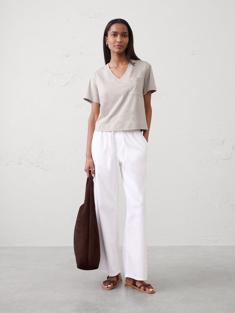 Premium Cotton V-Neck Pocket T-Shirt: $39.97 Premium Cotton V-Neck Pocket T-Shirt: $39.97