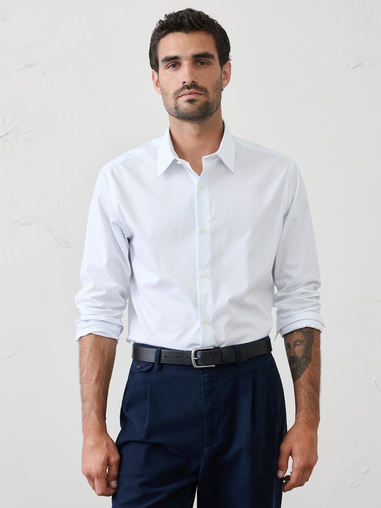 Athletic-Fit Dress Shirt: $40 Athletic-Fit Dress Shirt: $40