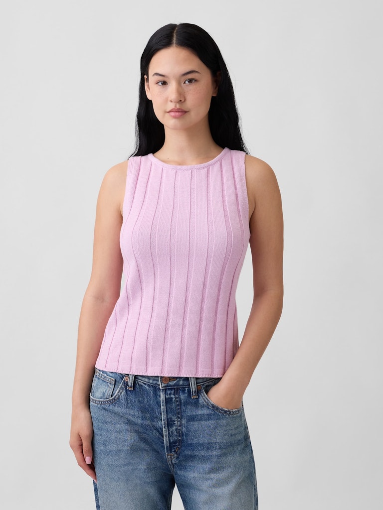 Ribbed Boatneck Tank Top: $17.99 Ribbed Boatneck Tank Top: $17.99