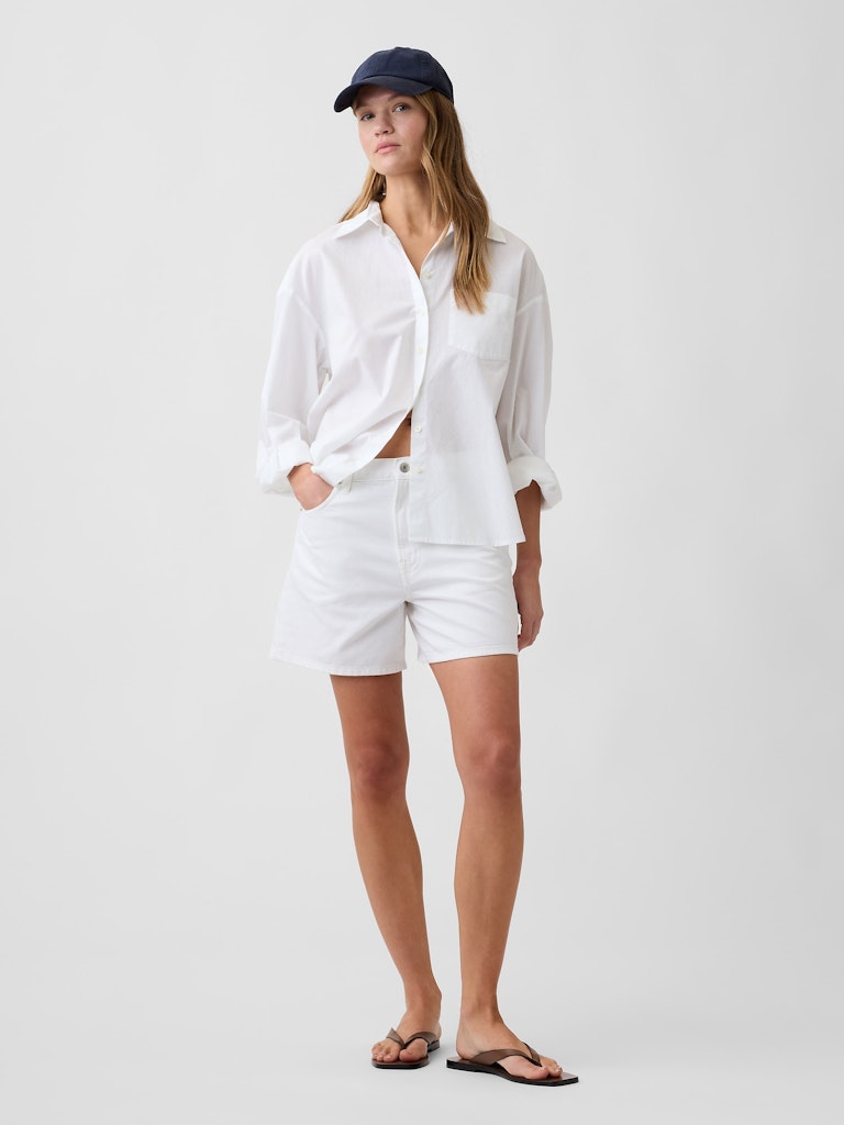 5-inch Mid-Rise Denim Shorts: $59.99 5-inch Mid-Rise Denim Shorts: $59.99