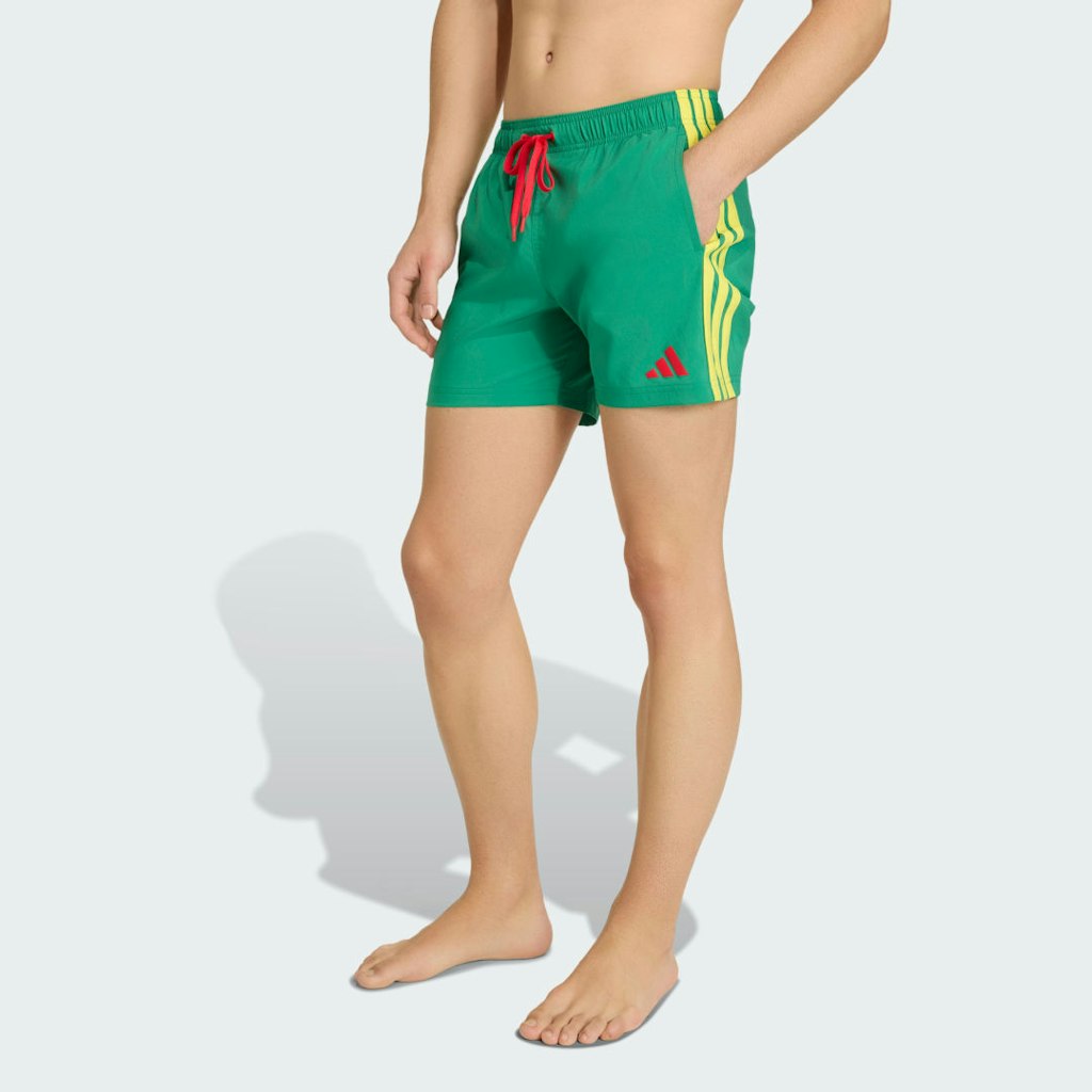 3-Stripes 5-Inch Swim Shorts: $45