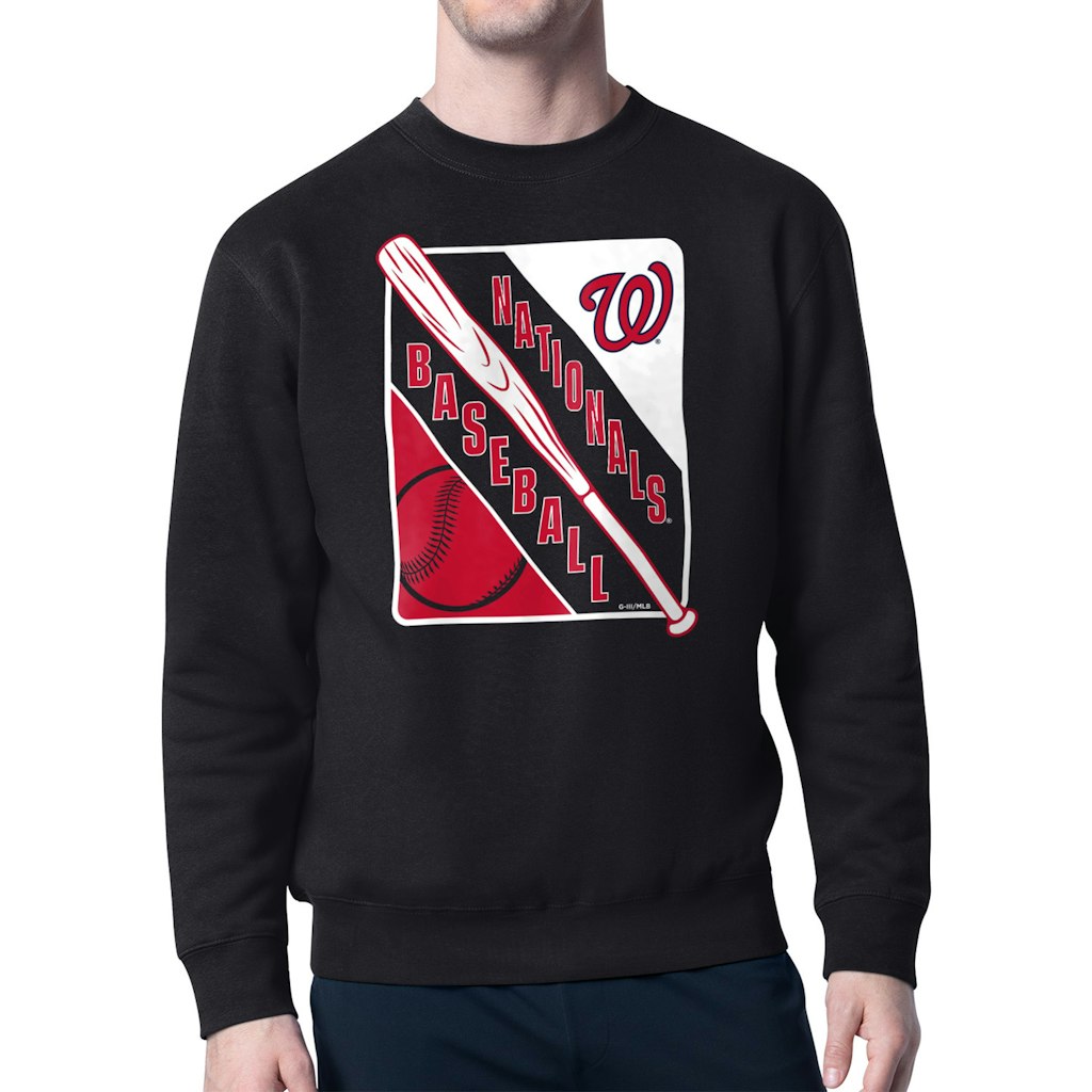 Men's Starter Washington Nationals Shield Logo Sweatshirt: $48.74 Men's Starter Washington Nationals Shield Logo Sweatshirt: $48.74