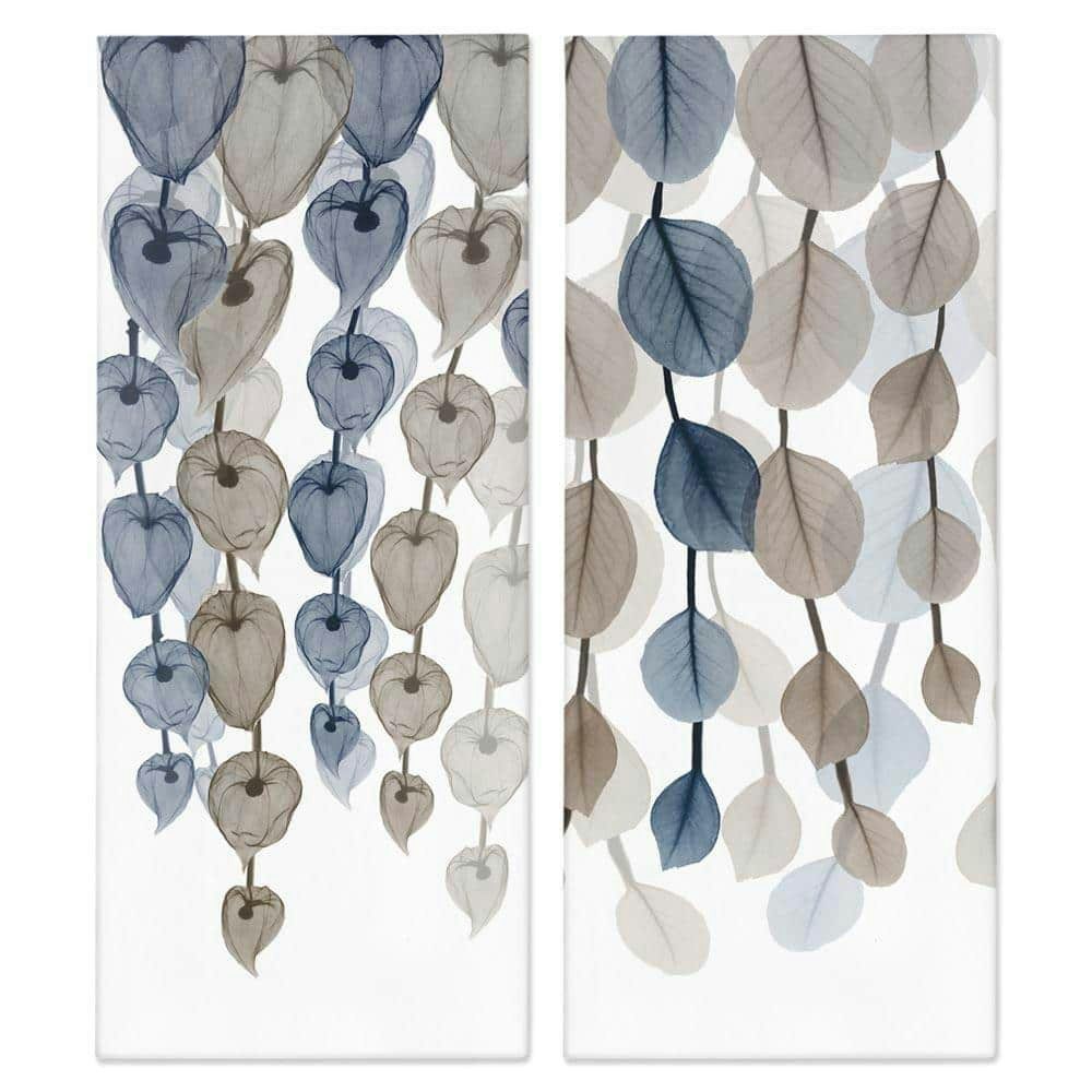 Neutral Opaque Cascading Leaves by Albert Koetsier 2-Piece 24x10-inch Unframed Art Print: $52.33 Neutral Opaque Cascading Leaves by Albert Koetsier 2-Piece 24x10-inch Unframed Art Print: $52.33