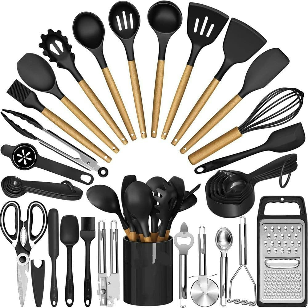 34-Piece Silicone Kitchen Utensil Set: $101.44