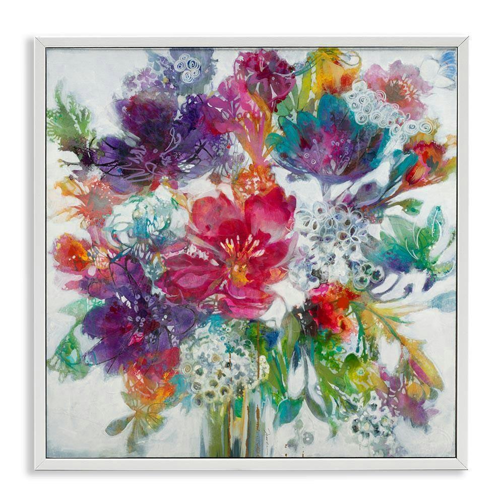 Whimsical Floral Pop Bouquet Giclee Art Print 17" x 17": $39.67 Whimsical Floral Pop Bouquet Giclee Art Print 17" x 17": $39.67