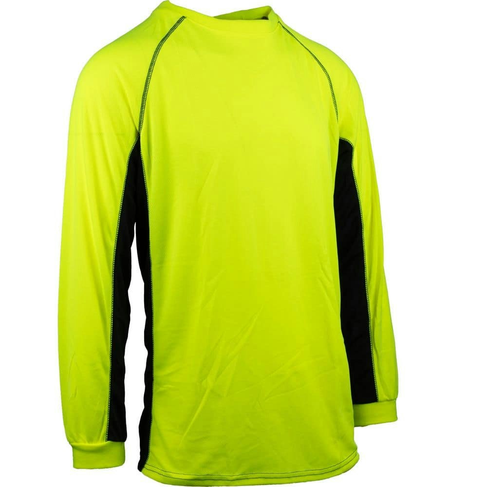 2XL Non-ANSI Hi-Vis Yellow Long Sleeve T-Shirt: $24.99