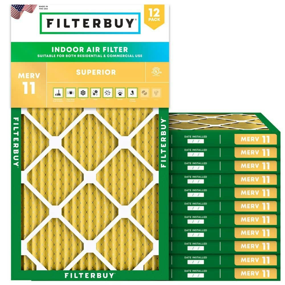 14.5" x 27.5" x 1" MERV 11 Allergen Defense Pleated Air Filter 12-Pack: $184.92 14.5" x 27.5" x 1" MERV 11 Allergen Defense Pleated Air Filter 12-Pack: $184.92