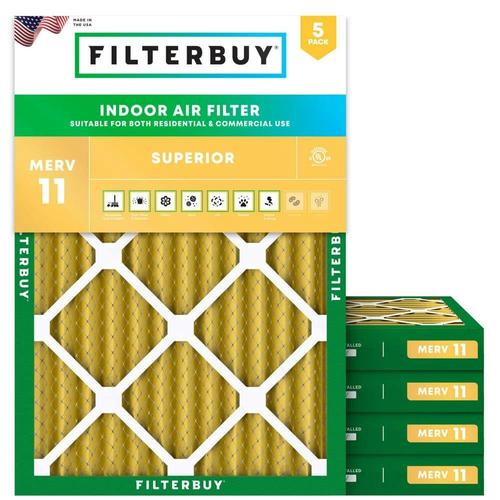24" x 25" x 2" MERV 11 Allergen Defense Pleated HVAC Furnace Air Filter 5-Pack: $125.95 24" x 25" x 2" MERV 11 Allergen Defense Pleated HVAC Furnace Air Filter 5-Pack: $125.95