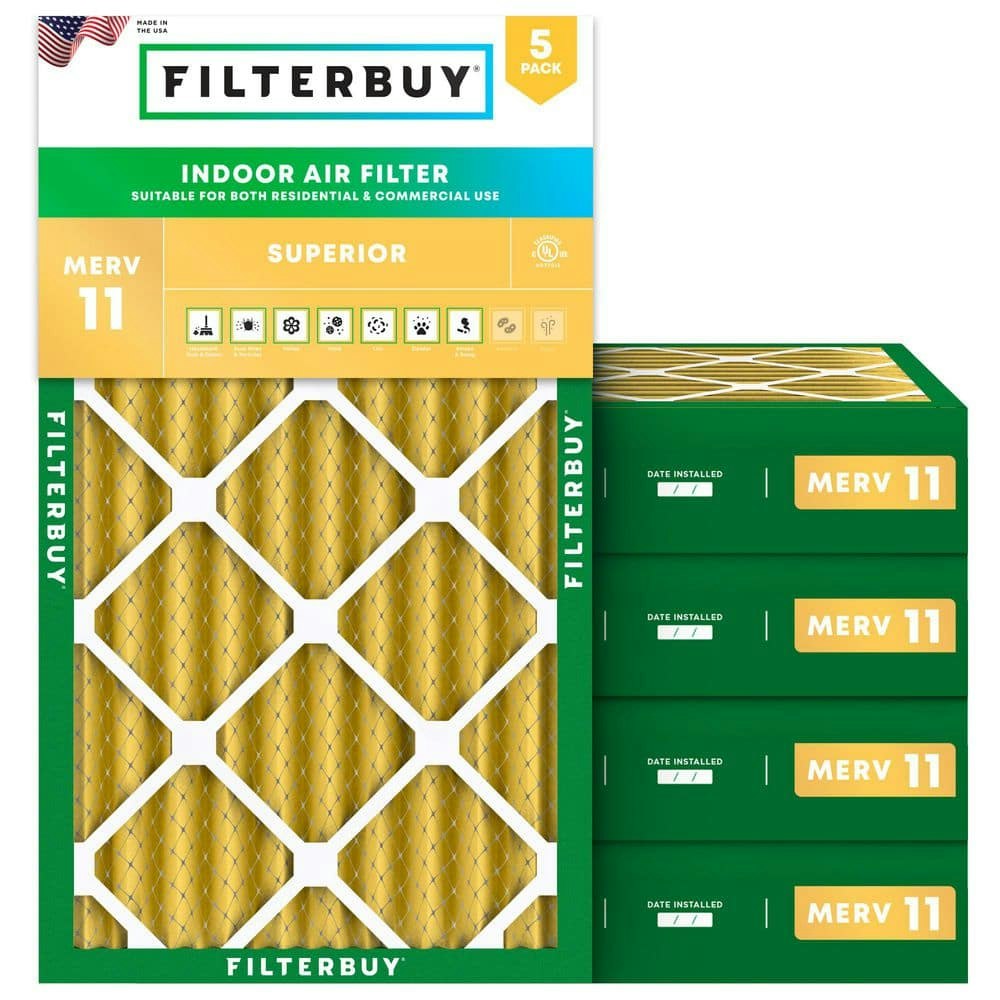 13" x 21" x 4" MERV 11 Pleated Air Filter 5-Pack: $107.95 13" x 21" x 4" MERV 11 Pleated Air Filter 5-Pack: $107.95
