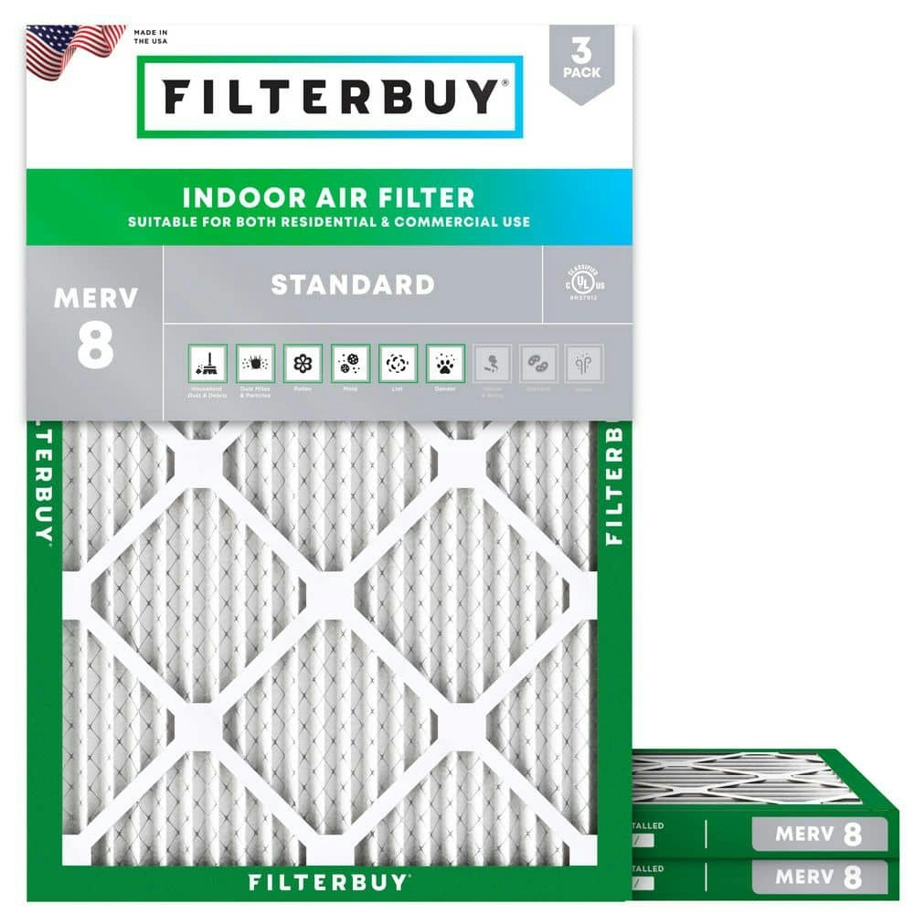19.25" x 21.25" x 1" MERV 8 Pleated HVAC Air Filter 3-Pack: $46.98 19.25" x 21.25" x 1" MERV 8 Pleated HVAC Air Filter 3-Pack: $46.98
