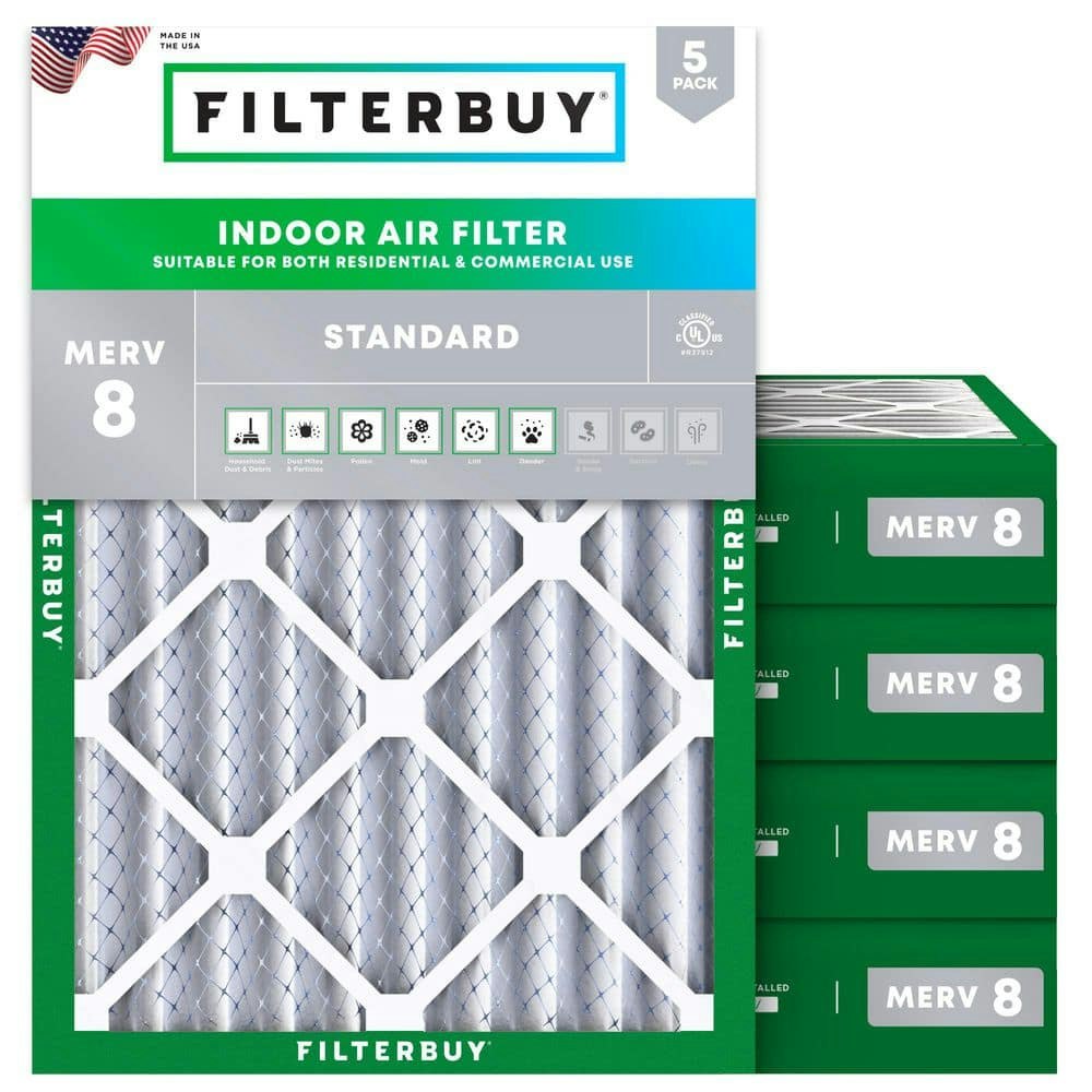 12x18x4 MERV 8 Pleated HVAC Air Filter 5-Pack: $118.95 12x18x4 MERV 8 Pleated HVAC Air Filter 5-Pack: $118.95