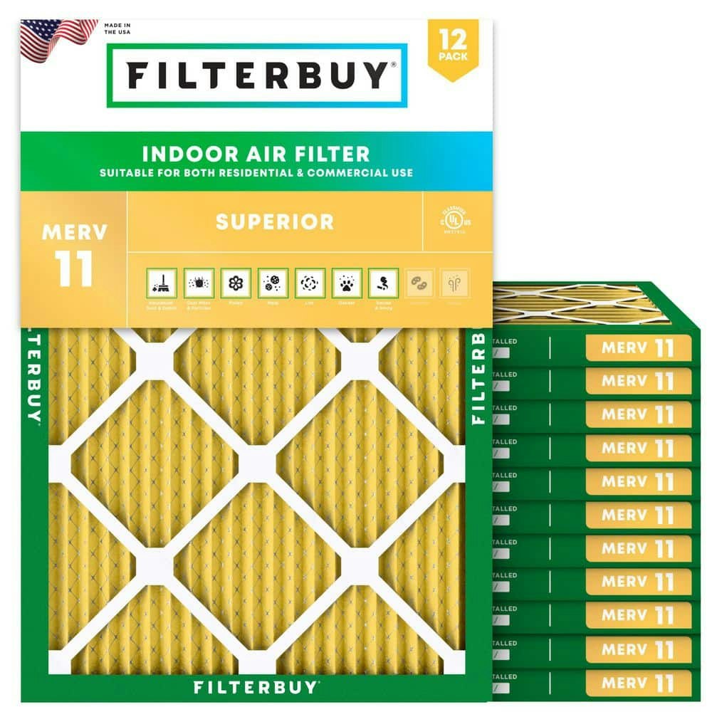 21" x 22" x 1" MERV 11 Allergen Defense Pleated Furnace Air Filters 12-Pack: $177.96 21" x 22" x 1" MERV 11 Allergen Defense Pleated Furnace Air Filters 12-Pack: $177.96