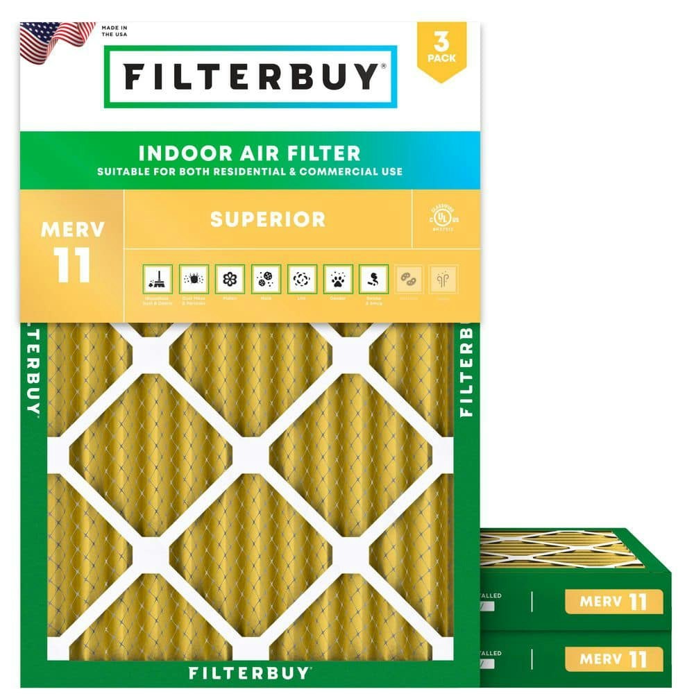 22.25" x 25" x 2" MERV 11 Allergen Defense Pleated Air Filter 3-Pack: $71.97 22.25" x 25" x 2" MERV 11 Allergen Defense Pleated Air Filter 3-Pack: $71.97