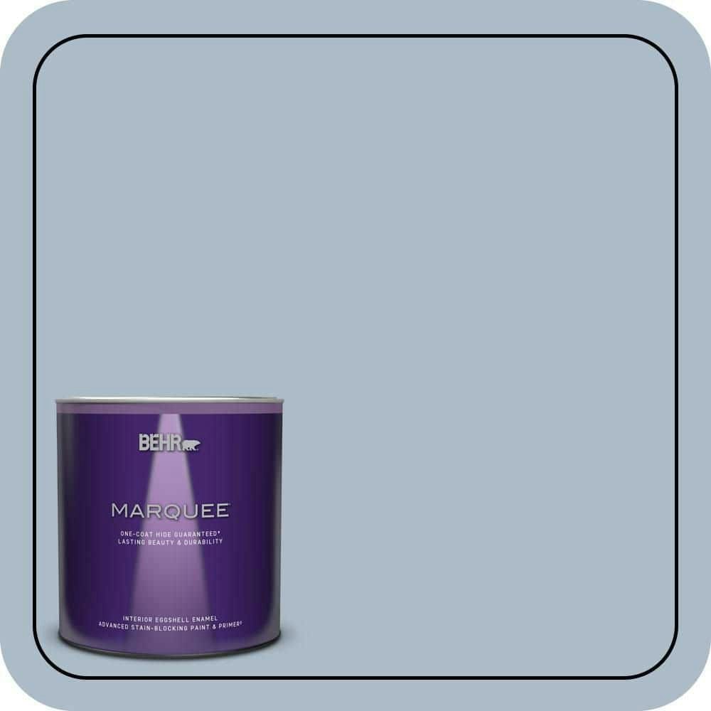 Behr Simply Blue Eggshell Interior Paint & Primer 1-Quart Can: $27.98 Behr Simply Blue Eggshell Interior Paint & Primer 1-Quart Can: $27.98