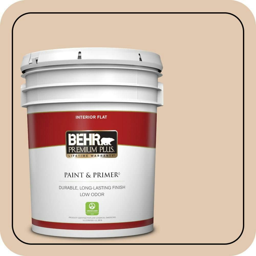 Behr Mesquite 5-Gallon Flat Interior Paint and Primer: $154 Behr Mesquite 5-Gallon Flat Interior Paint and Primer: $154