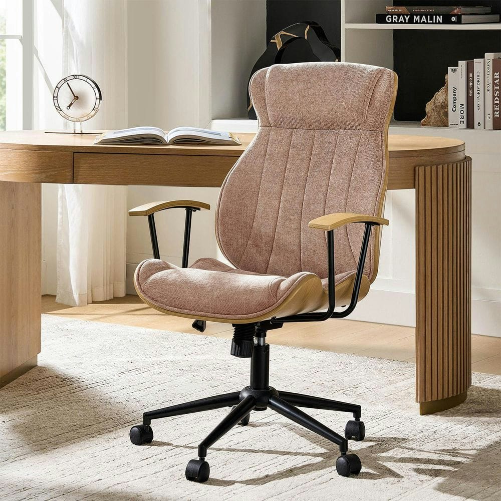 Ramon Mid-Century Modern Swivel Office Chair: $328.50