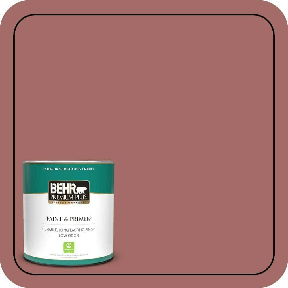Vermilion Semi-Gloss Enamel Interior Paint and Primer 1-Quart: $20.48 Vermilion Semi-Gloss Enamel Interior Paint and Primer 1-Quart: $20.48