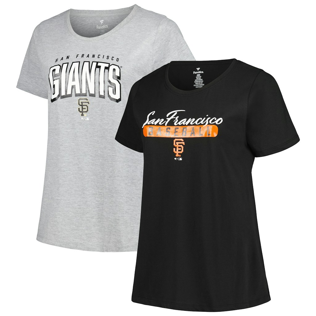San Francisco Giants Women's Plus Size T-Shirt 2-Pack: $44.99 San Francisco Giants Women's Plus Size T-Shirt 2-Pack: $44.99