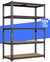 72" Heavy-Duty Industrial Metal Storage Shelves for $35 + free shipping