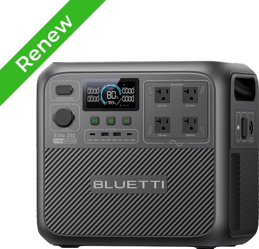 Certified Refurb Bluetti Elite 200 V2 2,073Wh Power Station: $679