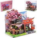 Insgen Japanese Cherry Blossom Booknook Kit with Dust Cover for $21 + free shipping