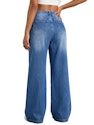 Emmiol Women's High-Waist Baggy Wide-Leg Denim Jeans for $32 + free shipping w/ Prime