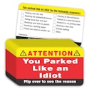 You Parked Like an IdiotCard 100-Pack for $6.50 + free shipping w/ Prime