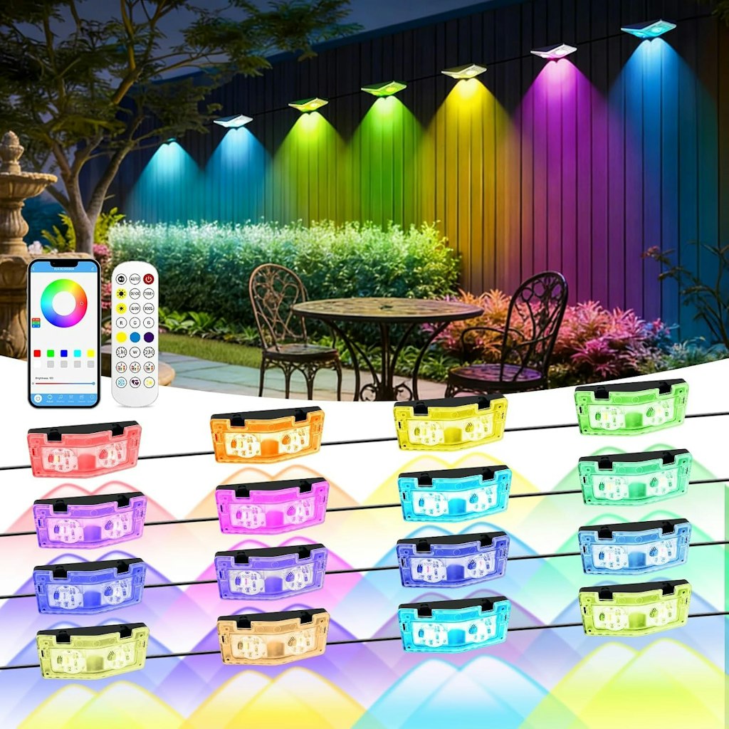 Implimage 100-Foot Outdoor Fence Lights: $39.99
