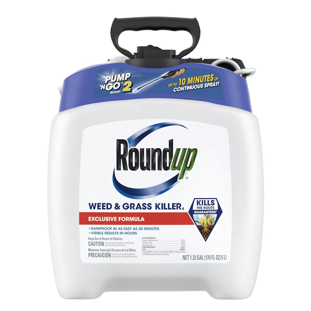Roundup Weed & Grass Killer w/ 1.33-Gallon Pump 'N Go 2 Sprayer: $18.80