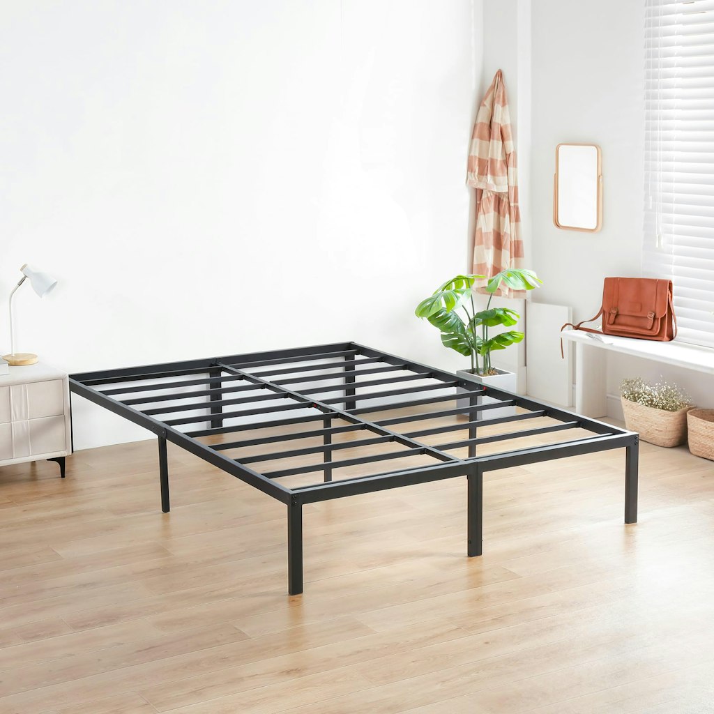 Olee Sleep 14" Steel Slat King Bed Frame: $44.70