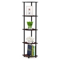 Furinno Turn-N-Tube 5-Tier Corner Bookshelf for $16 + free shipping w/ Prime