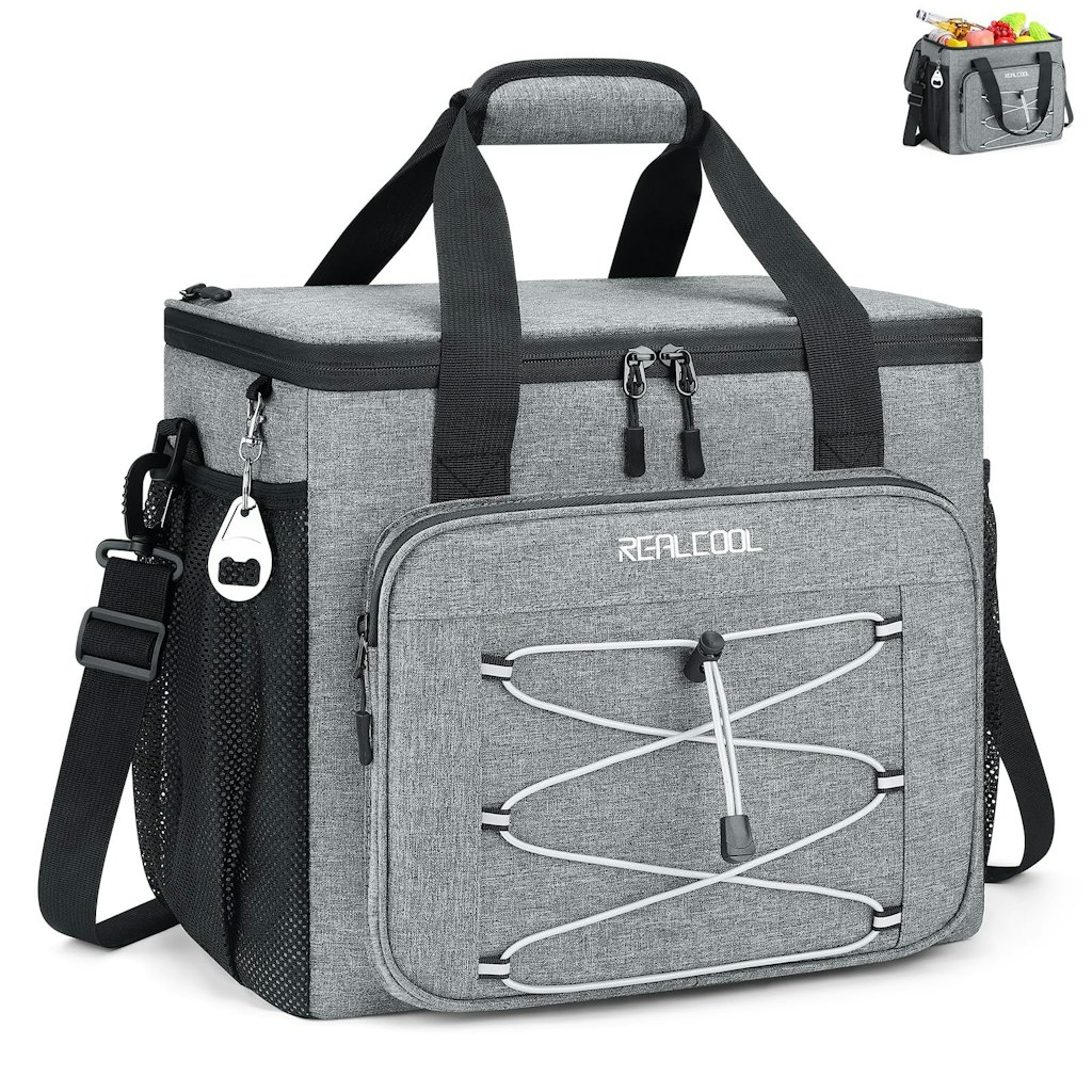 RealCool Collapsible Insulated Soft-Sided Cooler Bag: $20
