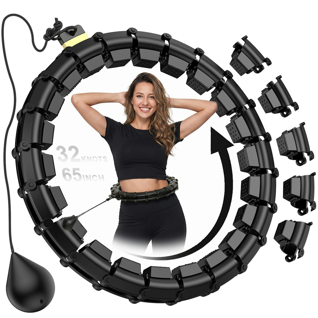 Detachable 65" Weighted Infinity Hula Hoop: $27