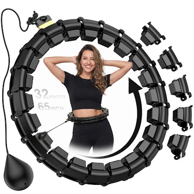 Detachable 65" Weighted Infinity Hula Hoop for $27 + free shipping w/ Prime