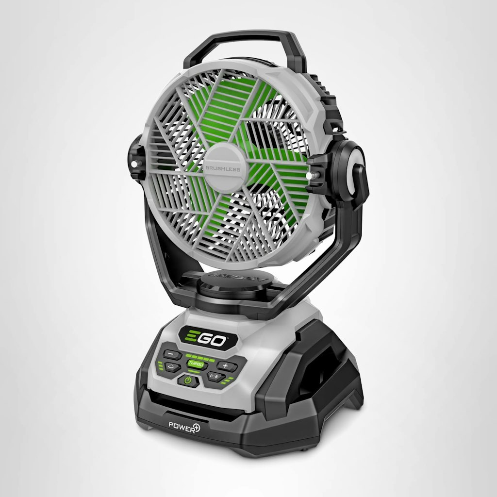 EGO Power+ 10" Oscillating Misting 6-Speed Fan: $149