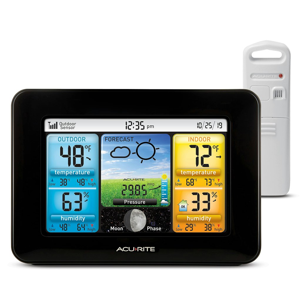 AcuRite Wireless Home Weather Station w/ Color Display: $35