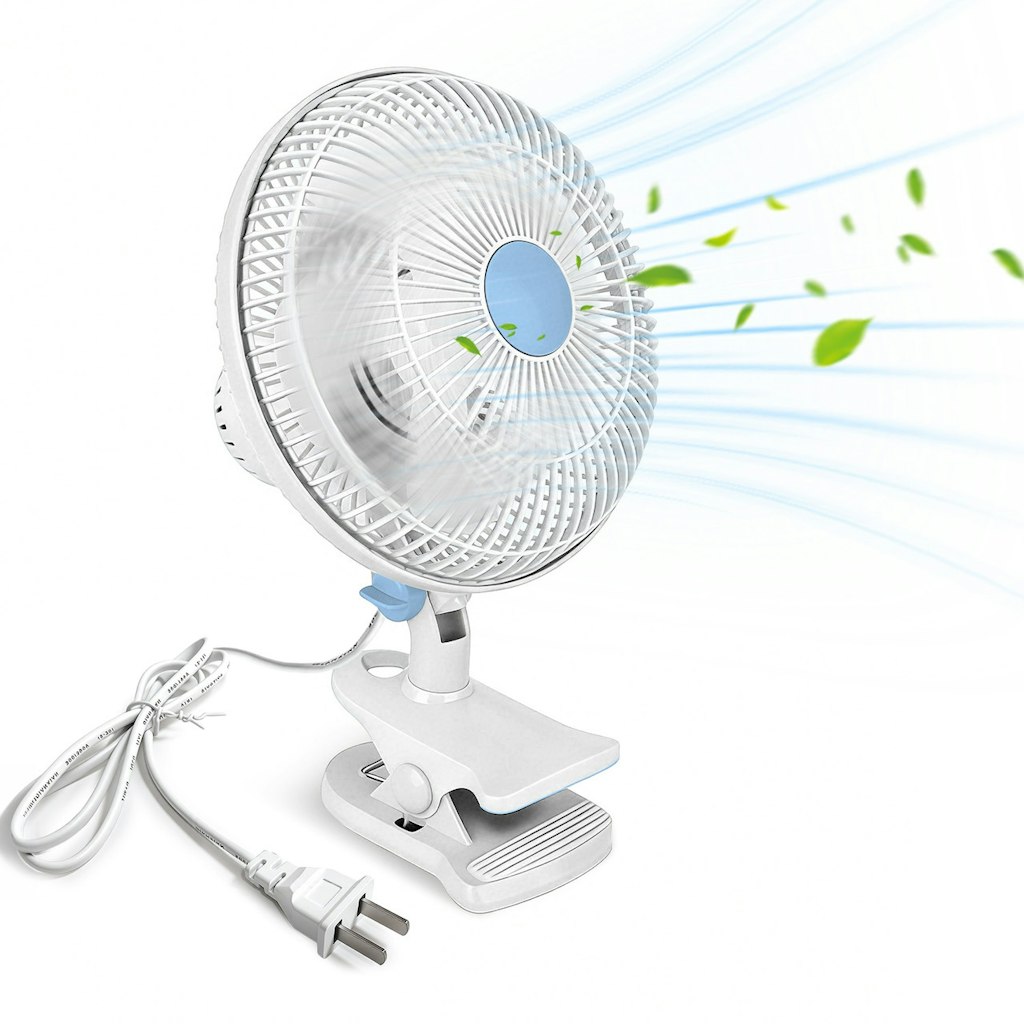 2-Speed Oscillating Clip-On Fan:  $22.99 