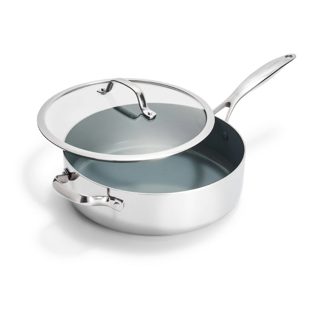 GreenPan 5qt Valencia Pro Stainless Steel Saute Pan with Lid: $199.99 GreenPan 5qt Valencia Pro Stainless Steel Saute Pan with Lid: $199.99