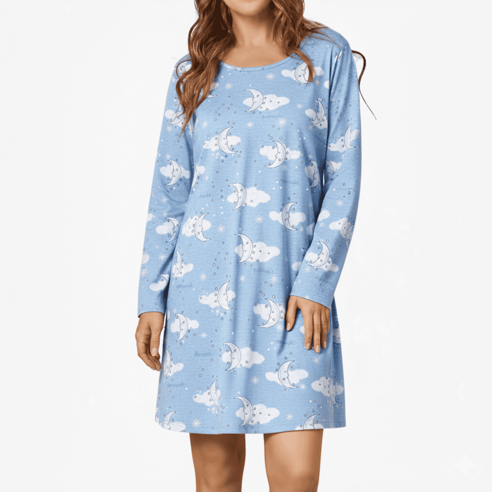 Zando Women's Long Sleeve Nightgown: $14.90 Zando Women's Long Sleeve Nightgown: $14.90