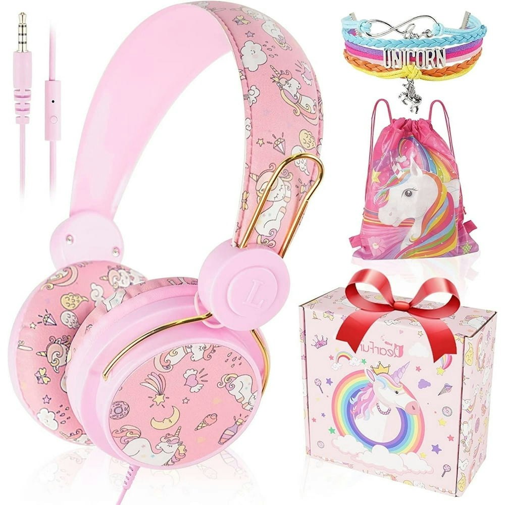 TCJJ Kids Wired Unicorn Headphones: $14.98 TCJJ Kids Wired Unicorn Headphones: $14.98