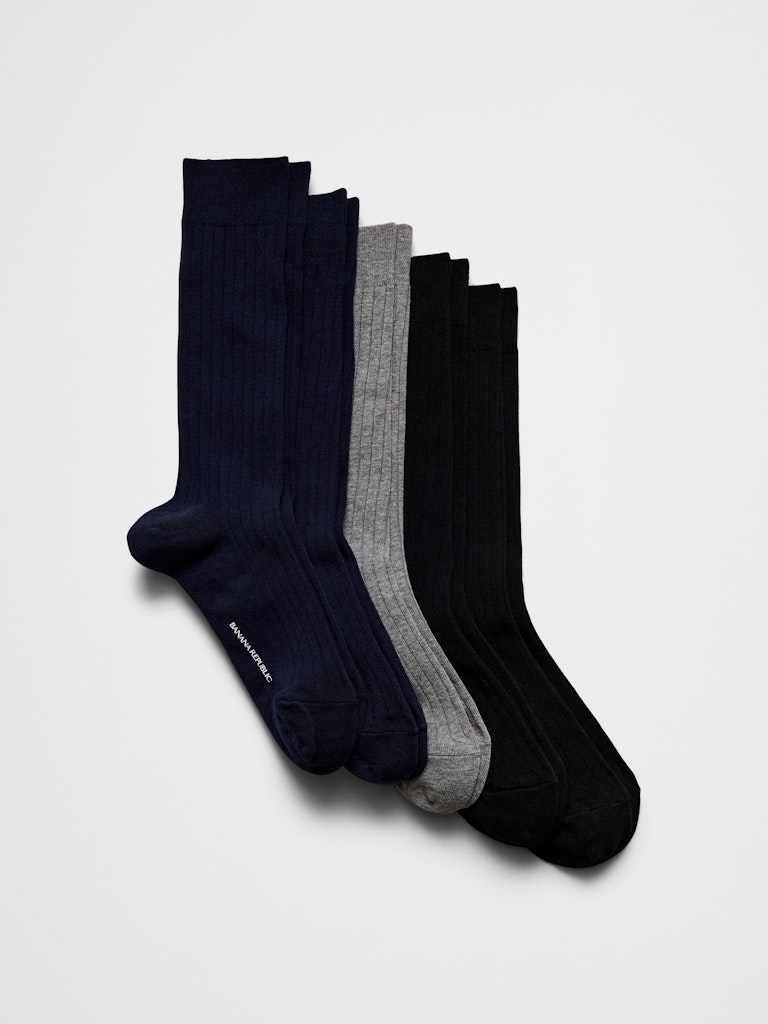 Ribbed Trouser Socks 5-Pack: $39.97