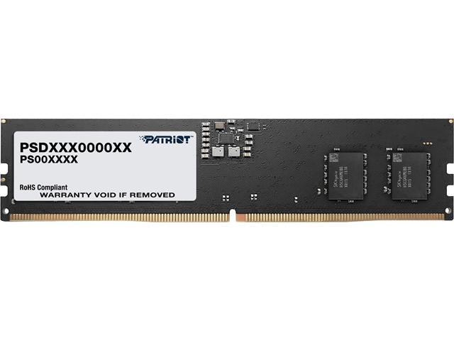 Patriot Signature Line 8GB DDR5 4800 Desktop Memory: $150.41 Patriot Signature Line 8GB DDR5 4800 Desktop Memory: $150.41