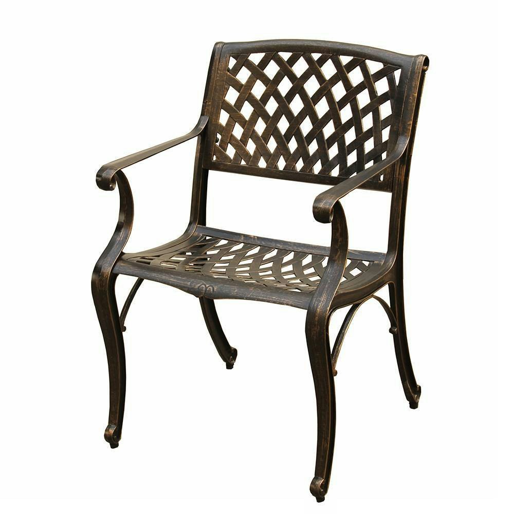 Oakland Living Outdoor Mesh Lattice Aluminum Dining Chair: $191.99 Oakland Living Outdoor Mesh Lattice Aluminum Dining Chair: $191.99