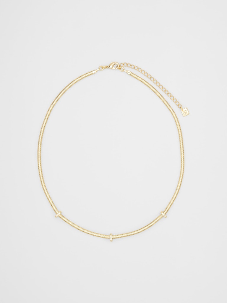 Cubic Zirconia Herringbone Necklace: $20 Cubic Zirconia Herringbone Necklace: $20